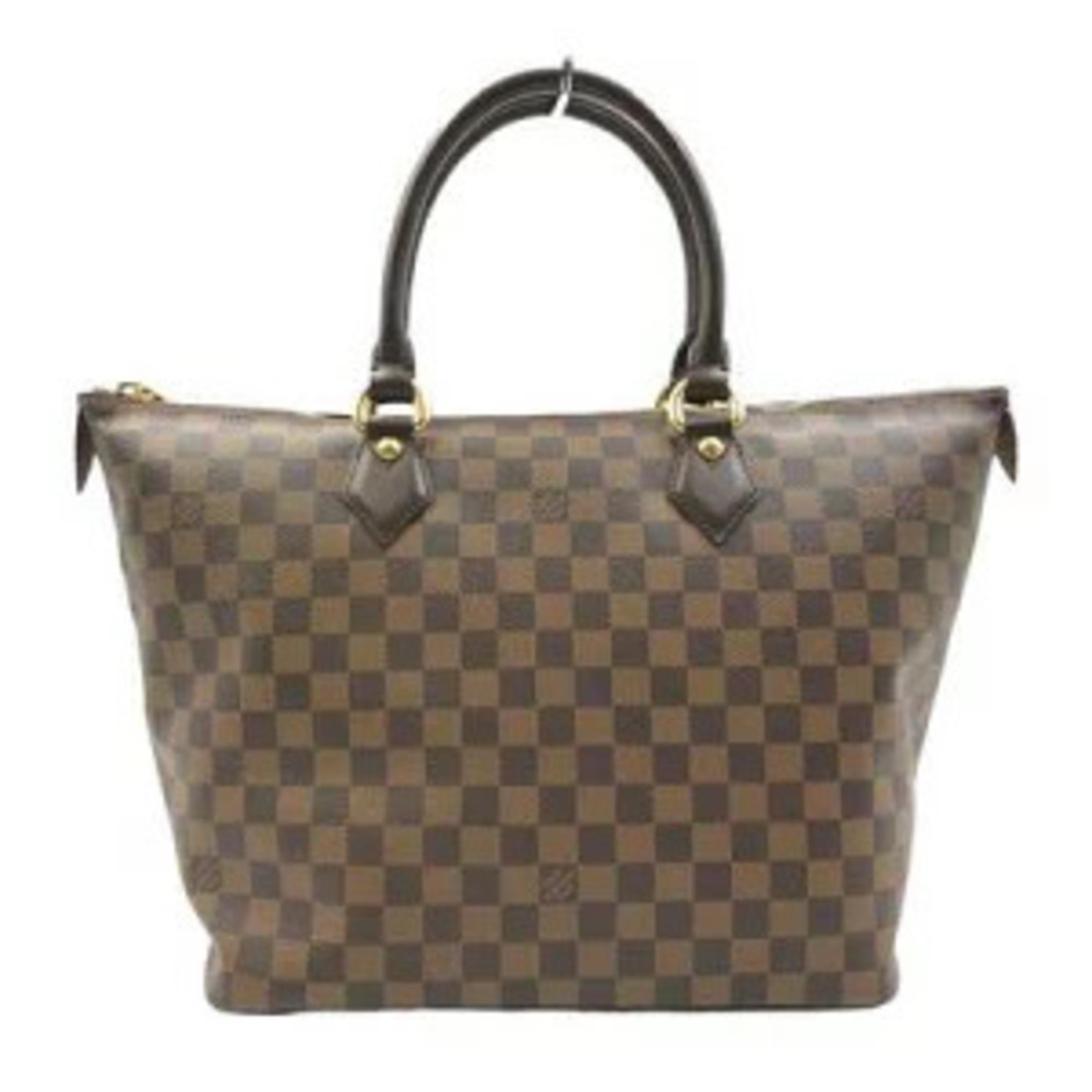 LOUIS VUITTON Saleya Damier Ebene Brown Shoulder Bag Tote